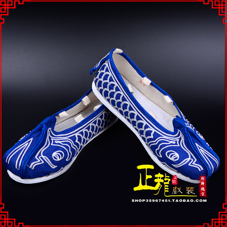 南宫戏鞋舞台演出鞋水路英雄三义斋布底鱼鳞洒