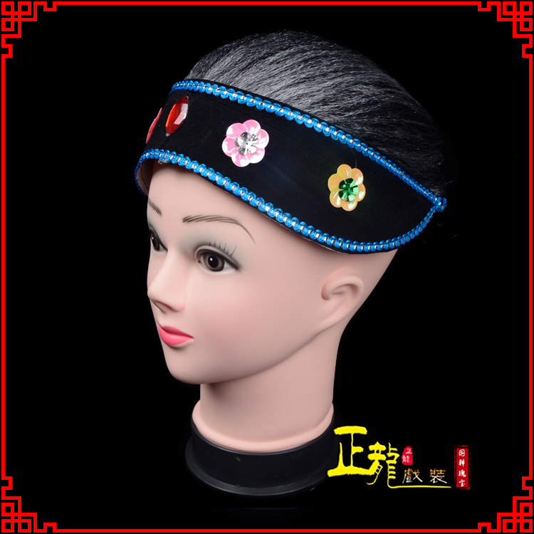 南宫老旦媒婆穷老太婆假发套 老旦头套