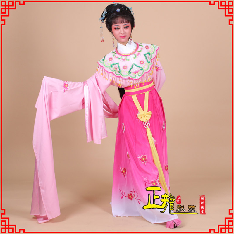 南宫水袖青衣练功花旦服 梅花古装衣